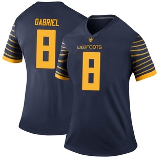 Dillon Gabriel Legend Navy Women's Oregon Ducks Football Jersey