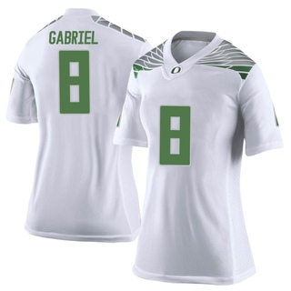 Dillon Gabriel Limited White Women's Oregon Ducks Football Jersey