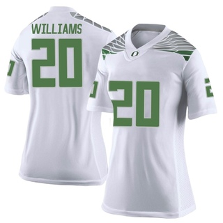 Dylan Williams Limited White Women's Oregon Ducks Football Jersey