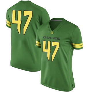 Elijah Rushing Game Green Women's Oregon Ducks Football Jersey