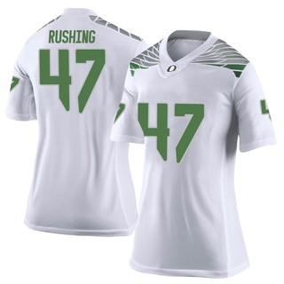 Elijah Rushing Limited White Women's Oregon Ducks Football Jersey