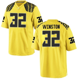 Emar'rion Winston Game Gold Men's Oregon Ducks Football Jersey