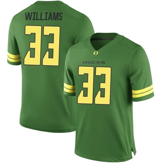 Evan Williams Game Green Men's Oregon Ducks Football Jersey