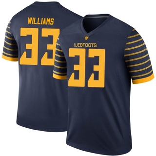 Evan Williams Legend Navy Men's Oregon Ducks Football Jersey