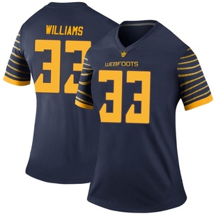 Evan Williams Legend Navy Women's Oregon Ducks Football Jersey