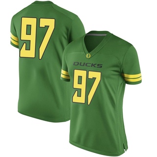 Gage Hurych Game Green Women's Oregon Ducks Football Jersey