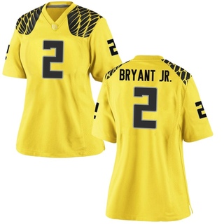 Gary Bryant Jr. Game Gold Women's Oregon Ducks Football Jersey