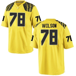 Gernorris Wilson Game Gold Men's Oregon Ducks Football Jersey