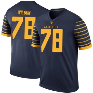 Gernorris Wilson Legend Navy Men's Oregon Ducks Football Jersey