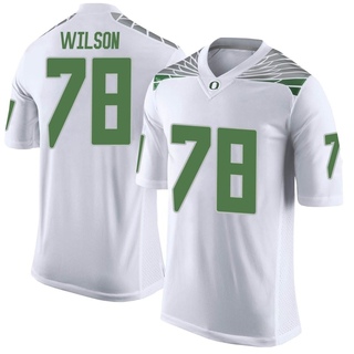 Gernorris Wilson Limited White Men's Oregon Ducks Football Jersey