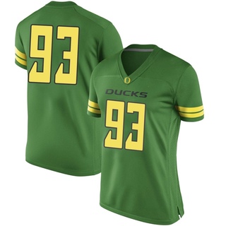 Grant Meadors Game Green Women's Oregon Ducks Football Jersey