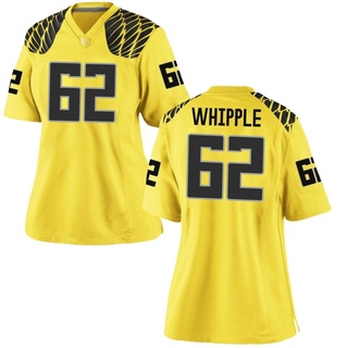 Holden Whipple Game Gold Women's Oregon Ducks Football Jersey