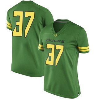 Hunter Roberts Game Green Women's Oregon Ducks Football Jersey