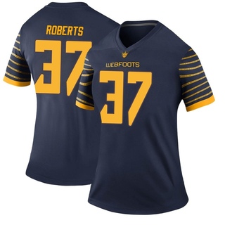 Hunter Roberts Legend Navy Women's Oregon Ducks Football Jersey