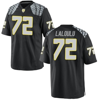 Iapani Laloulu Game Black Men's Oregon Ducks Football Jersey