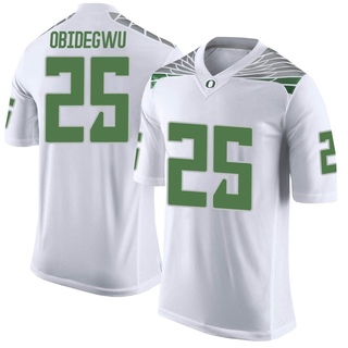 Ify Obidegwu Limited White Men's Oregon Ducks Football Jersey