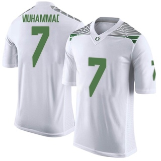 Jabbar Muhammad Limited White Men's Oregon Ducks Football Jersey