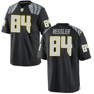 Jack Ressler Game Black Men's Oregon Ducks Football Jersey