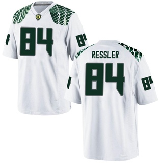 Jack Ressler Game White Men's Oregon Ducks Football Jersey