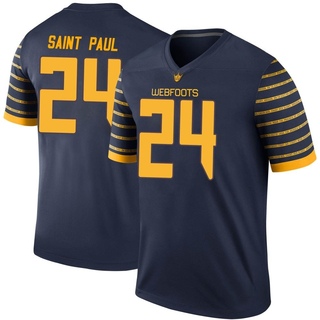 Jalen Saint Paul Legend Navy Youth Oregon Ducks Football Jersey