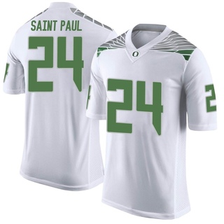 Jalen Saint Paul Limited White Men's Oregon Ducks Football Jersey