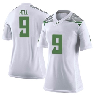 Jamal Hill Limited White Women's Oregon Ducks Football Jersey