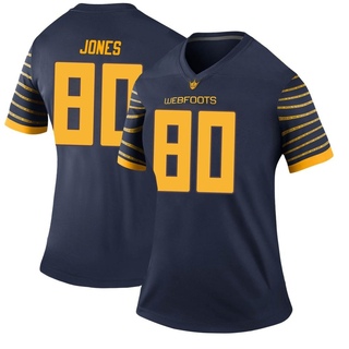 Jaxson Jones Legend Navy Women's Oregon Ducks Football Jersey