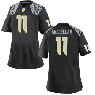 Jeremiah McClellan Game Black Women's Oregon Ducks Football Jersey