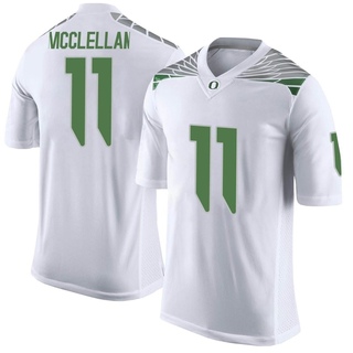 Jeremiah McClellan Limited White Men's Oregon Ducks Football Jersey