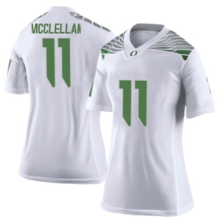 Jeremiah McClellan Limited White Women's Oregon Ducks Football Jersey