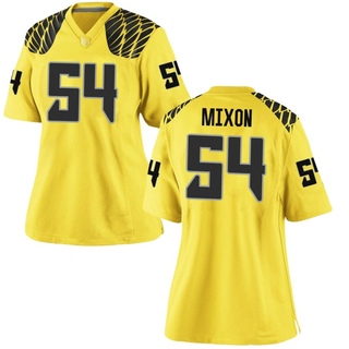 Jerry Mixon Game Gold Women's Oregon Ducks Football Jersey