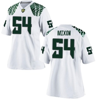 Jerry Mixon Game White Women's Oregon Ducks Football Jersey