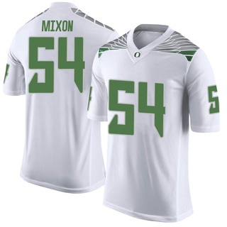 Jerry Mixon Limited White Men's Oregon Ducks Football Jersey