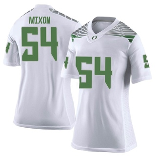 Jerry Mixon Limited White Women's Oregon Ducks Football Jersey