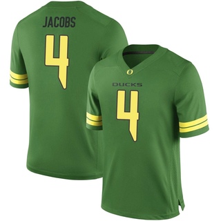 Jestin Jacobs Game Green Men's Oregon Ducks Football Jersey