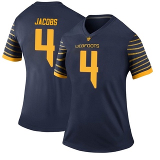 Jestin Jacobs Legend Navy Women's Oregon Ducks Football Jersey