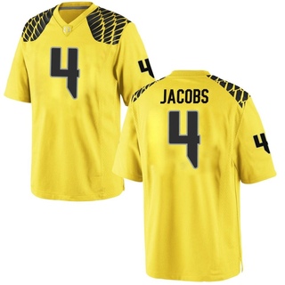 Jestin Jacobs Replica Gold Men's Oregon Ducks Football Jersey