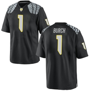 Jordan Burch Game Black Youth Oregon Ducks Football Jersey