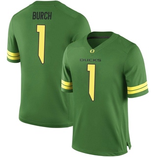 Jordan Burch Game Green Men's Oregon Ducks Football Jersey