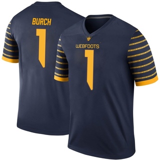 Jordan Burch Legend Navy Men's Oregon Ducks Football Jersey