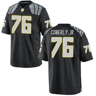 Josh Conerly Jr. Game Black Men's Oregon Ducks Football Jersey