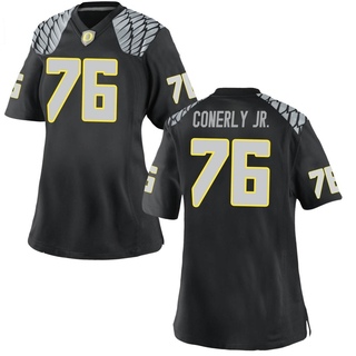 Josh Conerly Jr. Game Black Women's Oregon Ducks Football Jersey