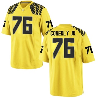 Josh Conerly Jr. Game Gold Men's Oregon Ducks Football Jersey