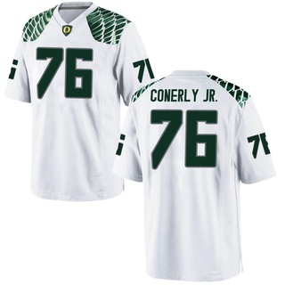 Josh Conerly Jr. Game White Men's Oregon Ducks Football Jersey