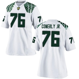 Josh Conerly Jr. Game White Women's Oregon Ducks Football Jersey