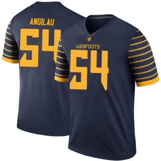 Junior Angilau Legend Navy Youth Oregon Ducks Football Jersey