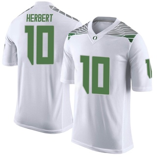 Justin Herbert Limited White Men's Oregon Ducks Football Jersey