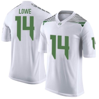 Justius Lowe Limited White Men's Oregon Ducks Football Jersey