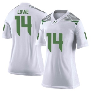 Justius Lowe Limited White Women's Oregon Ducks Football Jersey