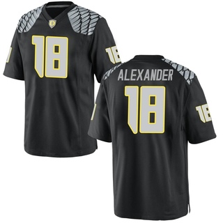 Kam Alexander Game Black Men's Oregon Ducks Football Jersey